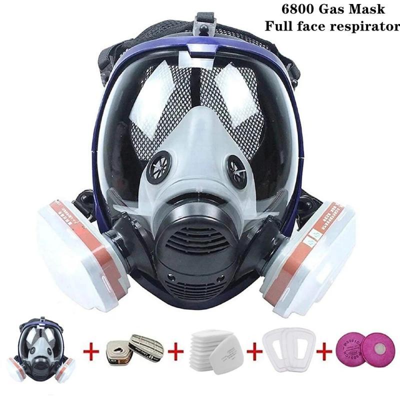 Dust Mask Construction - Máscara de Gas químico 6800, respirador