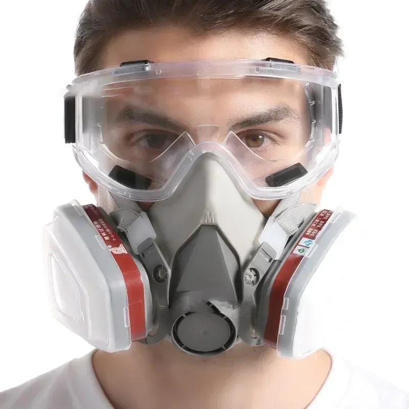 Mascarilla de gas reutilizable - Dust Mask Construction reseña y precio